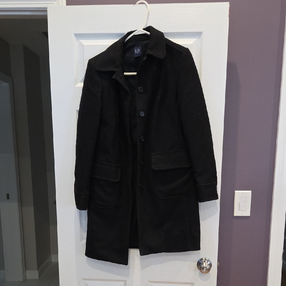 GAP Black Women's Pea Coat